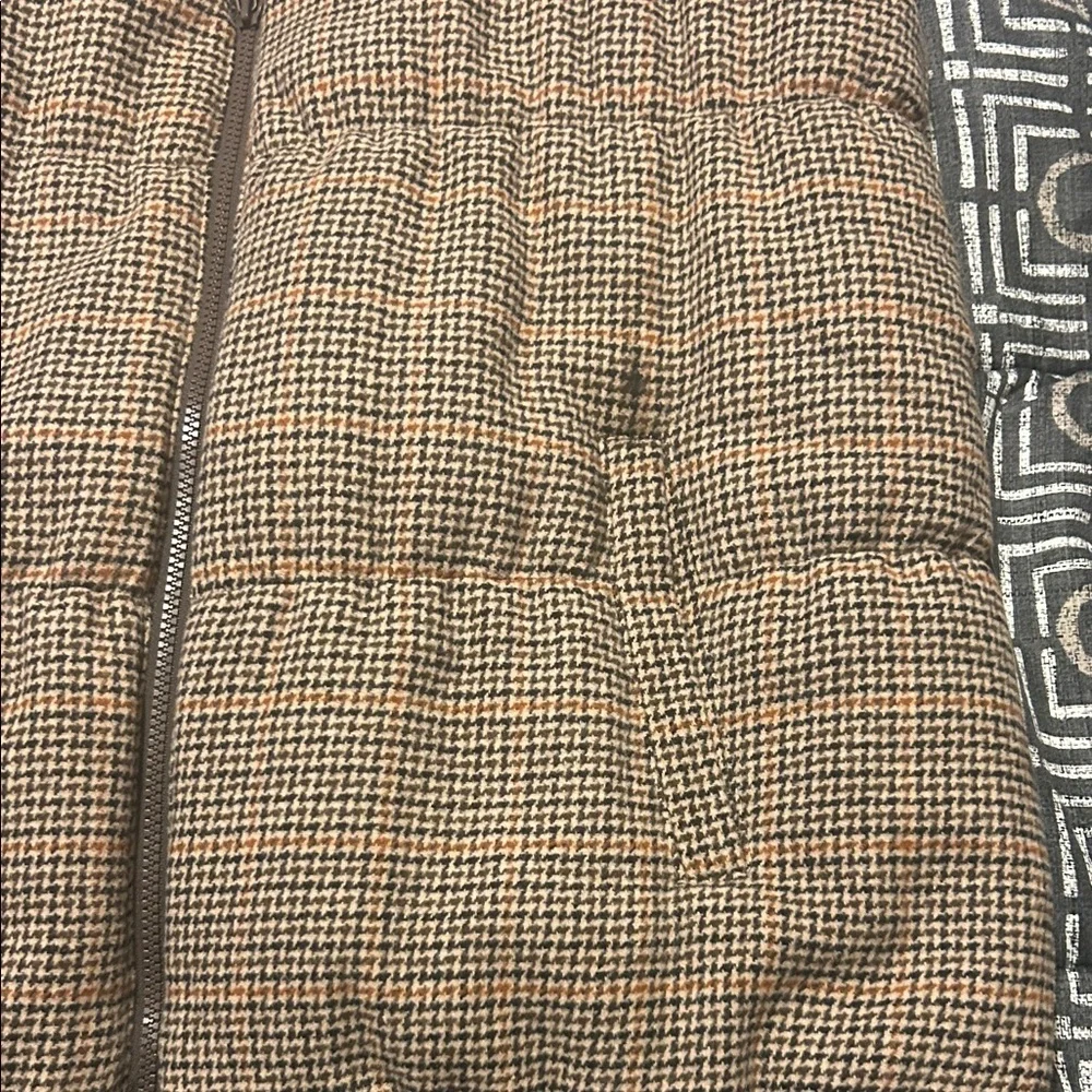 Maurices Brown Houndstooth Women's Vest - Picture 3 of 4
